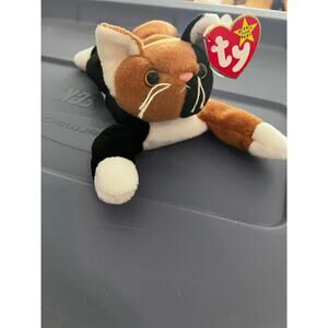 Chip Beanie Baby PVC Pellets 1996 Visit Our Webpage Tag 1965 KR Tush Cat